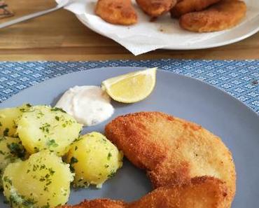 Sellerie – Schnitzel mit Erdäpfel