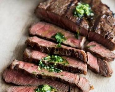 Entrecôte mit Bärlauchbutter