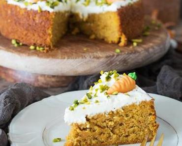Veganer und glutenfreier Rüblikuchen – Karottenkuchen – Carrot Cake