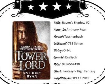 Anthony Ryan – Tower Lord