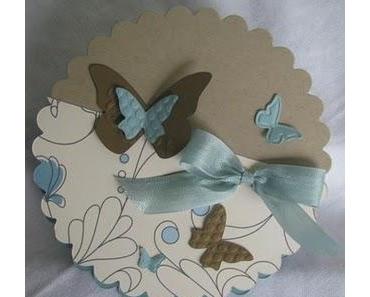 Scallop easel card