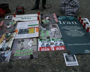 Fotos der Iran Mahnwache