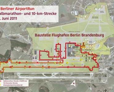 ‘Wochenende ist Halbmarathon-Zeit’ oder ‘ab über die Großbaustelle Flughafen Schönefeld’