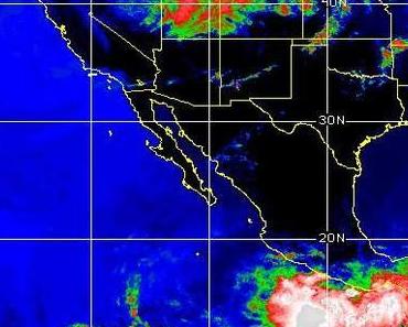 Tropischer Sturm Beatriz vor der Pazifikküste Mexikos