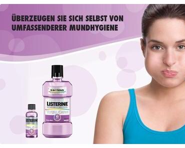dm sucht 500 TesterInnen für Listerine Mundspülung