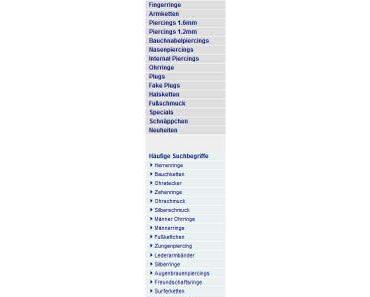 Shop Vorstellung, bijouteria der Shop für Piercing & Schmuck