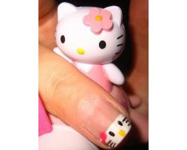 Hello Kitty Nails - Tutorial