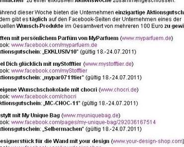 Gutscheine und Aktionen