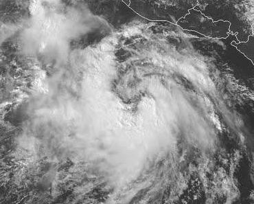 Potentieller Tropischer Sturm / Hurrikan DORA bildet sich im Pazifik südlich von Guatemala