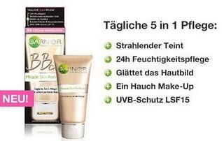 Tester für neue Garnier BB Cream gesucht