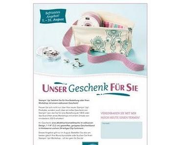 August Angebot von Stampin Up