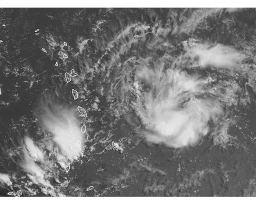Potentieller Tropischer Sturm Emily 2011 nähert sich den Kleinen Antillen