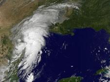 Tropischer Sturm HERMINE NASA-Satellitenfoto