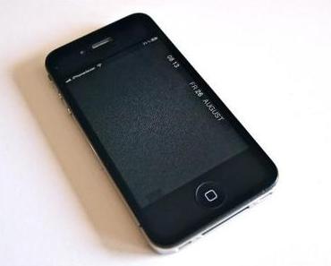 Minimalistischer iPhone 4 Lockscreen