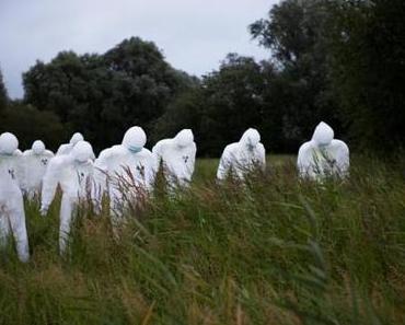 Vogelscheuchen gegen Atomenergie