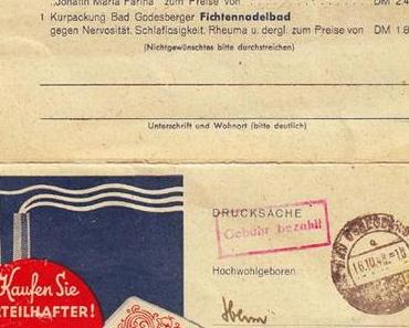 Seifenfabrik Paul Alfred Goebel GmbH aus Bad Godesberg a. Rh. – Ein Werbebrief von 1948