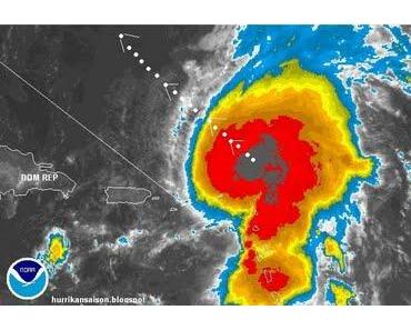 Tropischer Sturm MARIA entscheidet sich gegen Puerto Rico und Dominikanische Republik und für offenen Ozean