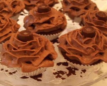 Sonntagssüss mit Besuch! Schokoladen-Rolo Cupcakes