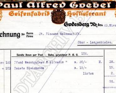 Über die SEIFENFABRIK PAUL ALFRED GOEBEL aus Bad Godesberg – Teil 2