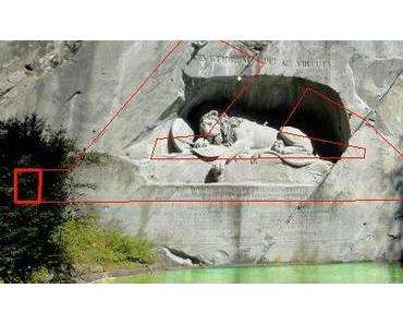 ausgeflügelt: der Löwen ist feucht