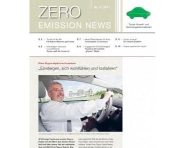 Toyota veröffentlicht aktuelle “Zero Emission News”