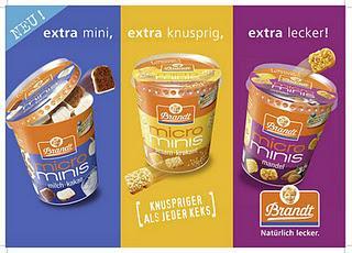 Extra mini, extra knusprig und extra lecker – Die neuen Brandt micro minis