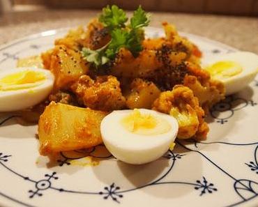 Bumenkohl-Curry mit Ei
