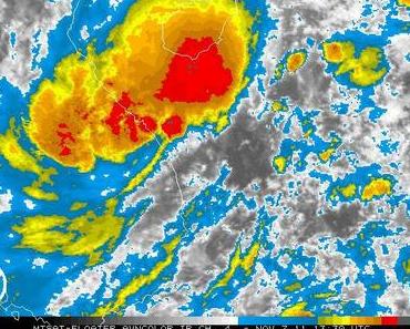 Taifunsaison 2011 aktuell: Tropisches Tief 24W (potenziell Tropischer Sturm WASHI) vor Vietnam zieht schnell nach Norden Richtung Hainan