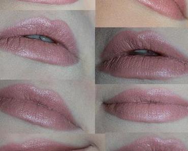 MAC Mattene Lipstick - Naked Bliss swatches