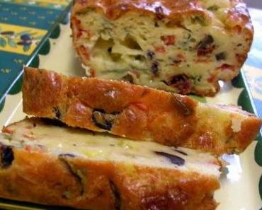 Oliven-Mozzarella-Cake
