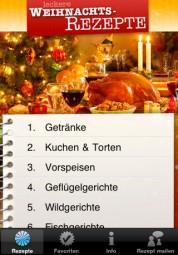 Weihnachtsrezepte – festlich leckere Rezepte für den Advent und die Weihnachtszeit auf dem iPhone