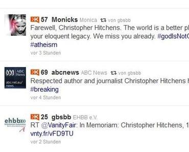 Christopher Hitchens ist tot