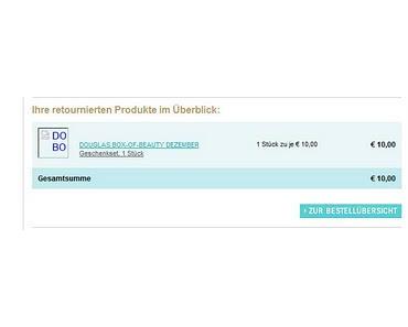 Douglas Box of Beauty Dezember 2011