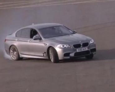 BMW M5 beim Drift-Test