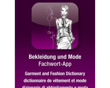 Bekleidung & Mode Wörterbuch – auf dem iPhone und Sie sind gerüstet für die Fashion Week 2012 in Berlin
