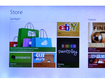 Windows 8 Store zeigt sich [Video]