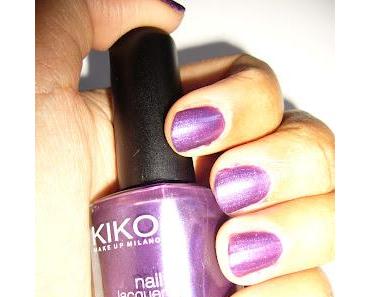 Swatch | KIKO Nagellack| Nail Polish 262 Violet Blue