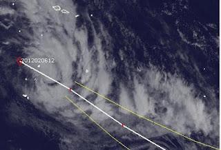 System 11P bei Fidschi wird zum Tropischen Sturm CYRIL