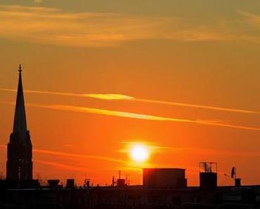Sonnenuntergang über Berlin