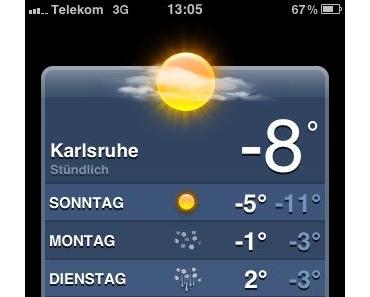 Zu kalt aber immerhin viel Sonne