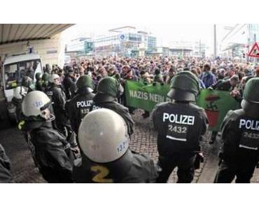 Der Widerstand gegen Nazis ist in Deutschland strafbar