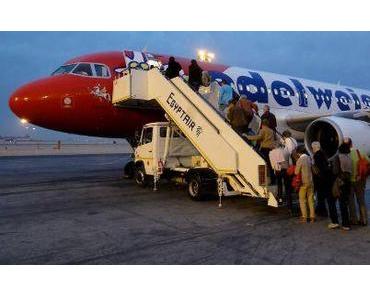 Ägypten: sauschöner Rückflug