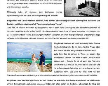 Im Interview bei BlogTimes
