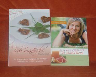 Gewinnt zwei Bücher ( Rohkostrezepte & Saftrezepte ) bis zum 15.03.2012