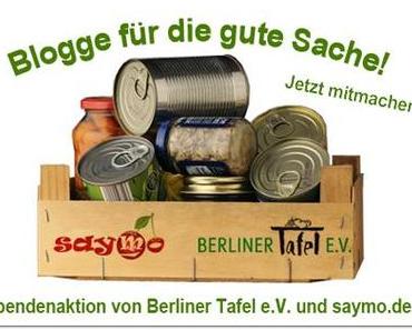Spendenaktion für die Berliner Tafel mit einfachem Blogartikel