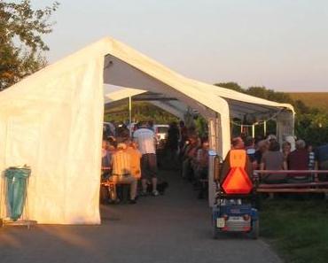 Gemütlichkeit pur bei der 4. Weinberg-Hocketse des MGV-Concordia