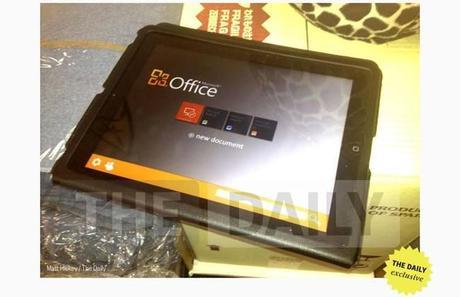 Erstes Foto von Microsoft Office für das iPad geleakt.