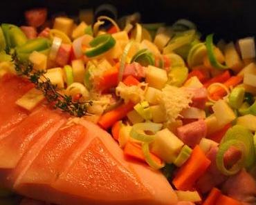 Grosses Steckrüben-Eintopf-Kino - Vegetable Stew with Swede and Gammon