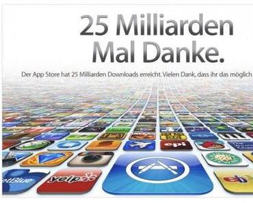 25 Milliarden Apps Countdown –  es ist geschafft, die Schallmauer wurde durchbrochen