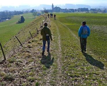 Auf dem Nollen sichteten wir einen Hirsch
